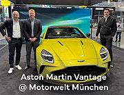 Aston Martin München: Enthüllung des neuen Aston Martin Vantage in der Motorworld München am 09.+10.03.2024 (©Foto:Martin Schmitz)(